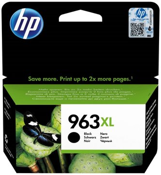 3JA30AE Inkjet cartridge pro OfficeJet Pro 9010, 9020 tiskárny, HP 963XL, černá, 2000 stran