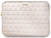 Guess Quilted Computer Sleeve do velikosti 13\",PNK