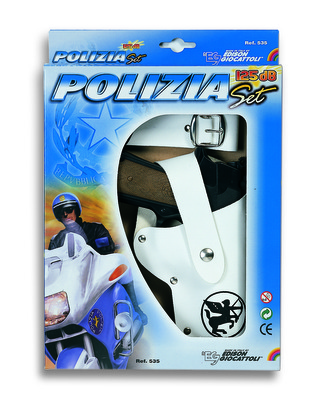 Pistole s poudrem policejní sada kapslíková