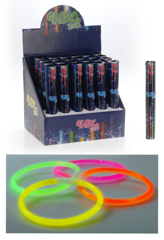 Kroužky zářící ve tmě 15 cm