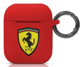 Ferrari silikonový kryt pro Airpods, Red
