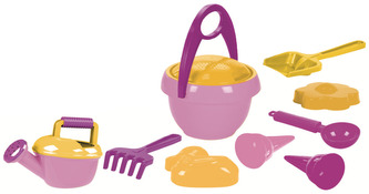 Písková sada pro dívky - 10 dílů