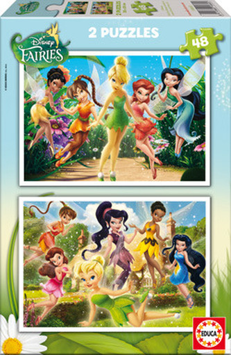 Puzzle Víly 2v1 48 dílků