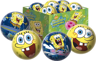 Míč Sponge Bob v kalhotách 15 cm