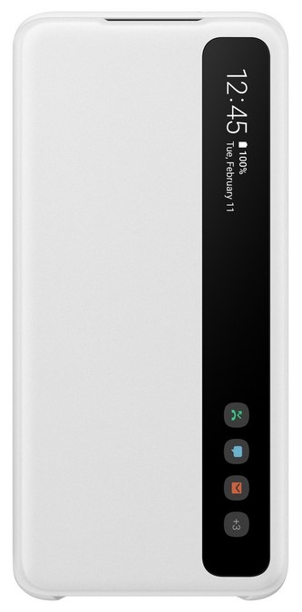 Samsung EF-ZG980CW Flip ClearView Galaxy S20,White