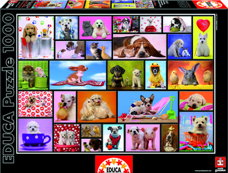 Puzzle Zvířecí kamarádi 1000 dílků