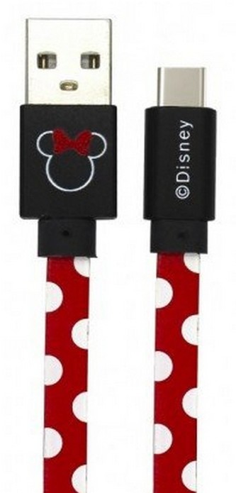 Disney Minnie Dots datový kabel USB-C, Red