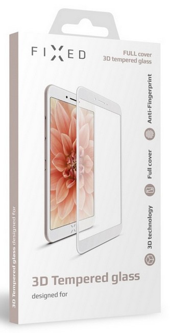 FIXED 3D Full-Cover sklo Apple iPhone 6/6S, White