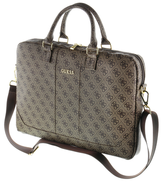 Guess 4G UpTown Computer Bag do velikosti15\",Brown