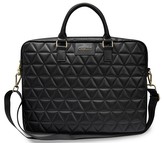 Guess Quilted Computer Bag do velikosti 15\", Black