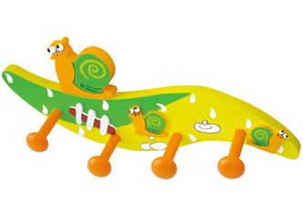 Věšák dřevěný - šnek