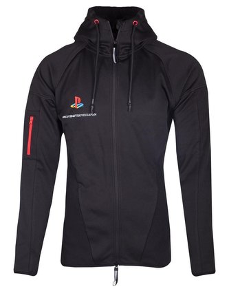 Pánská mikina Playstation: Tech19 (2XL) černý polyester
