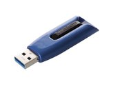USB flash disk "V3 MAX", modrá-černá, 32GB, USB 3.0, 175/80MB/sec, VERBATIM