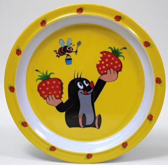 Krtek a jahody - Talíř 21cm