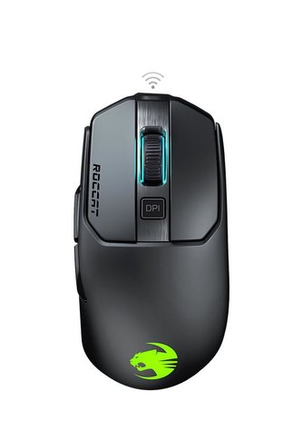 ROCCAT Kain 200 AIMO bezdrátová herní myš, 2.4GHz wireless, 16000 DPI , RGB, černá