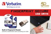 64GB USB Flash 3.0 Fingerprint Secure Store'n'Go Verbatim P-blist