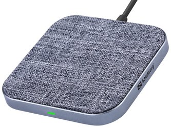 Sandberg bezdrátová nabíječka Qi, podložka, Wireless Charger Pad 15W