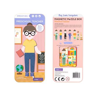 Cestovní magnetické puzzle Učitelka