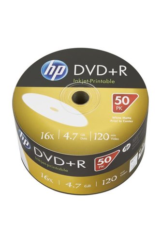 DVD-R HP 4,7 GB (120min) 16x Inkjet Printable 50-spindle bulk