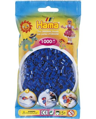 Tmavě Modré korálky 1.000ks MIDI