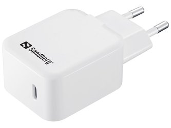 Sandberg USB-C AC Charger PD18W, bílá
