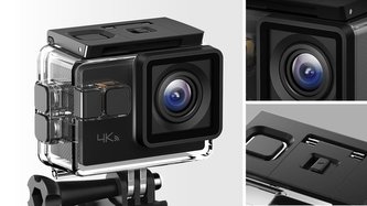 Odolná digitální kamera Apeman A80, 4K Ultra HD, vodotěsné pouzdro do 40m