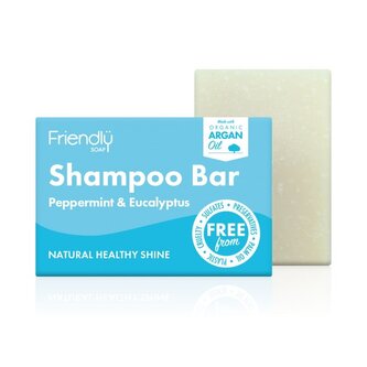 Friendly Soap přírodní mýdlo na vlasy máta a eukalyptus