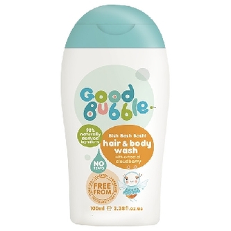 Good Bubble Dětská mycí emulze a šampón Ostružiník moruška 100ml