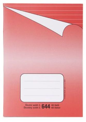 Školní sešit BOBO 644 bezdřevý