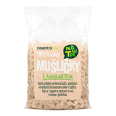 Těstoviny mušličky s amarantem 300 g   COUNTRY LIFE
