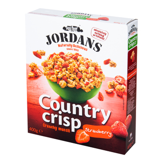 Müsli křupavé s jahodami 400 g   JORDANS