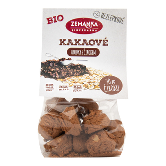 Sušenky čirokovo - vločkové s kakaem bezlepkové 100 g BIO   ZEMANKA