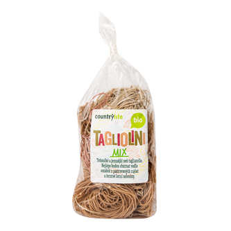 Těstoviny tagliolini mix 400 g BIO   COUNTRY LIFE