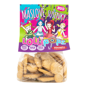 Sušenky máslové Lollipopz 100 g BIO   ZEMANKA