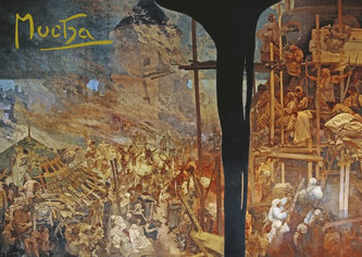 Pohled Alfons Mucha – Hájení Szigetu pr