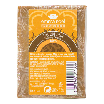Mýdlo syrské Alep 200 g   EMMA NOËL