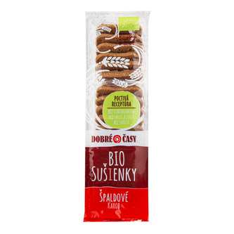 Sušenky špaldové karobové 100 g BIO   DOBRÉ ČASY