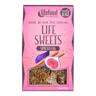 Life Sweets perníkové s fíky 80 g BIO   LIFEFOOD