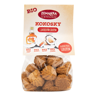 Kokosky s javorovým sirupem 100 g BIO   ZEMANKA