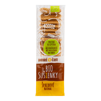 Sušenky špaldové natural 100 g BIO   DOBRÉ ČASY