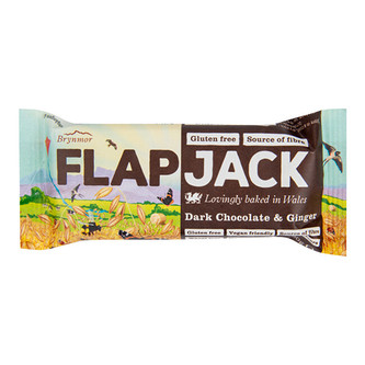 Flapjack ovesný čokoláda se zázvorem bezlepkový 80 g   WHOLEBAKE