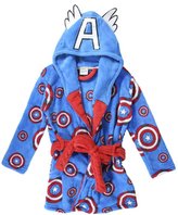 Dětský župan Marvel: Captain America (14 let) modrý fleece