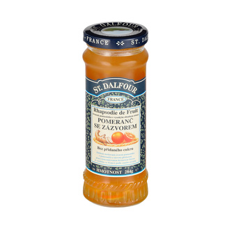 Džem ovocný pomeranč a zázvor 284 g   DALFOUR