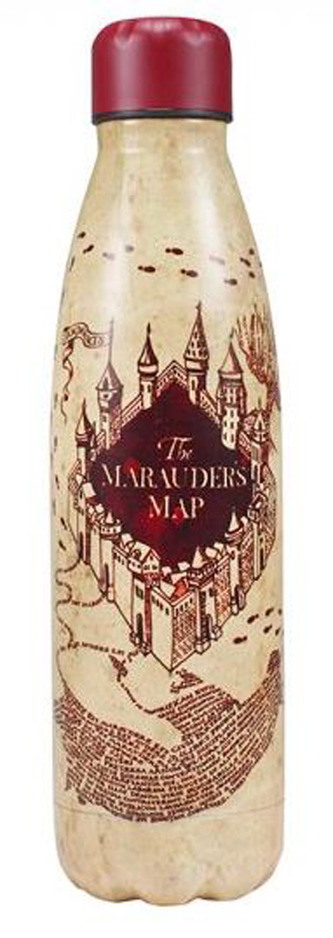 Nerezová láhev na pití Harry Potter: Marauders Map (objem 500 ml)