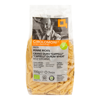 Těstoviny penne rigate Cappelli semolinové 500 g BIO   GIROLOMONI