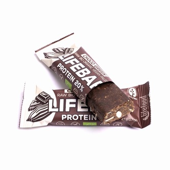 Tyčinka Lifebar protein čokoládová 47 g BIO   LIFEFOOD