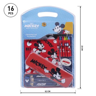 Set školních potřeb Disney: Mickey Mouse 7 předmětů (23 x 9 cm)