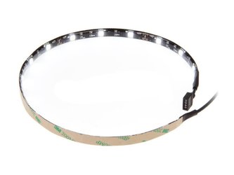 AKASA LED pásek Vegas M / AK-LD05-50WH / 15x LED / 10x magnet / 12V / 50cm / 4-pin / bílý