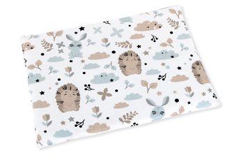 Polštářek pro kojence do postýlky - ježeček - 42x32 cm - tenký