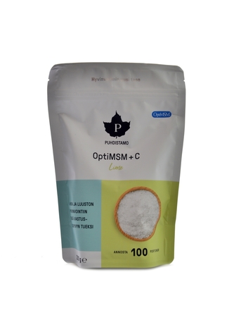 Puhdistamo - OptiMSM + C 200g lime